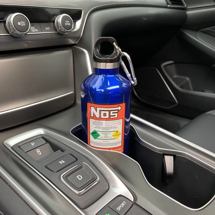 NOS Nitrogen Cylinder Stainless Steel Travel Bottle – 500ml Vacuum Insulated Car Cup